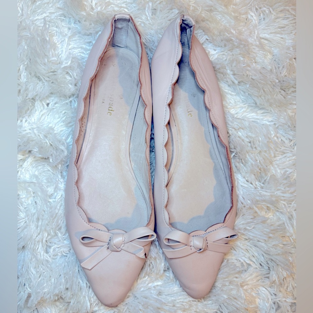 Blush Kate Spade flats